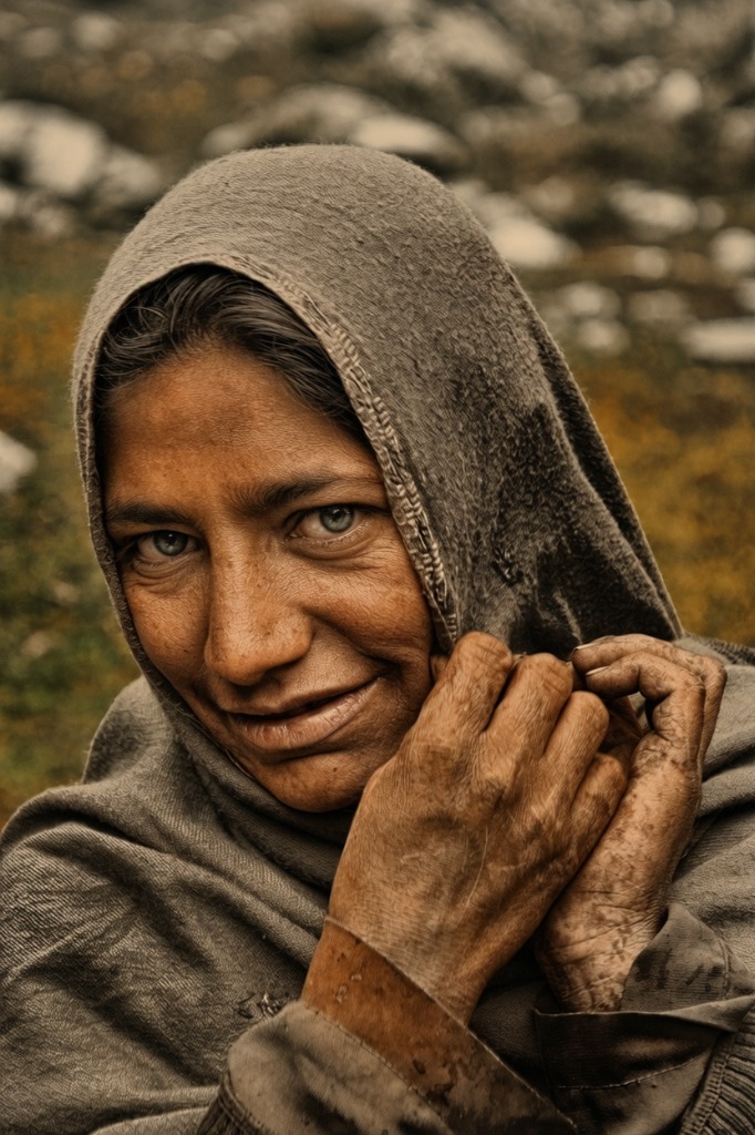 Same photograph after AI colorizing